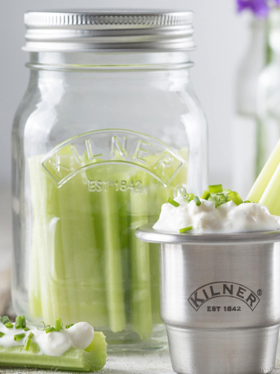 KILNER Transparent Solid Food Container Jar Price in India