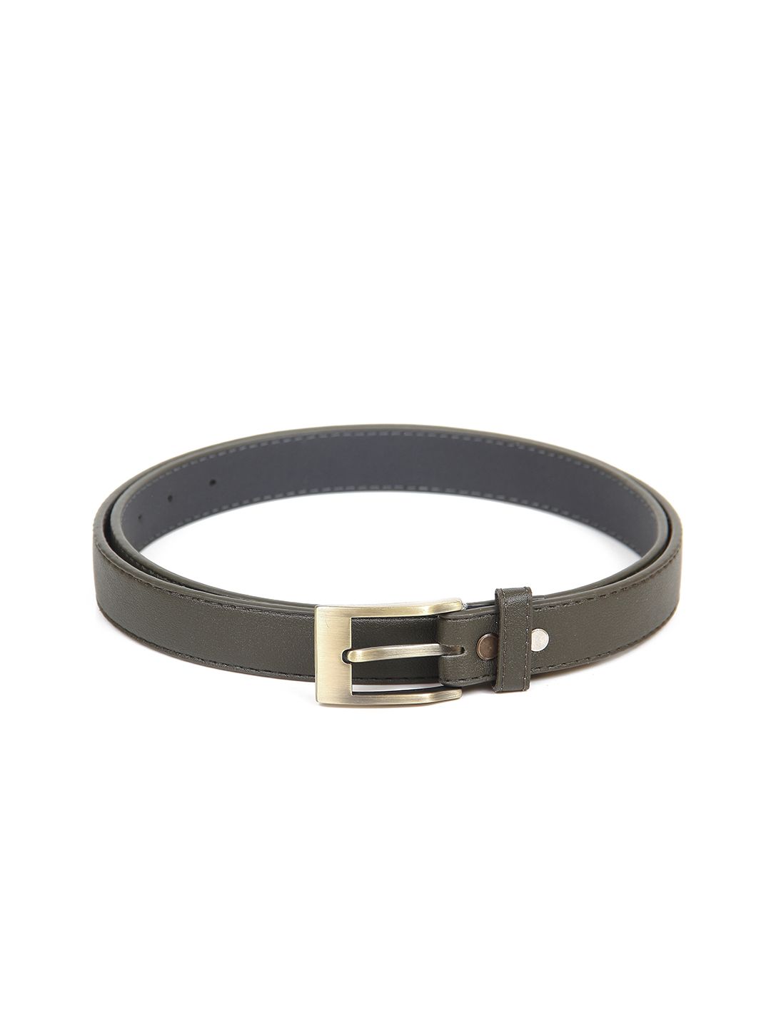 thickskin Women Olive Green Textured Casual Belt Price in India