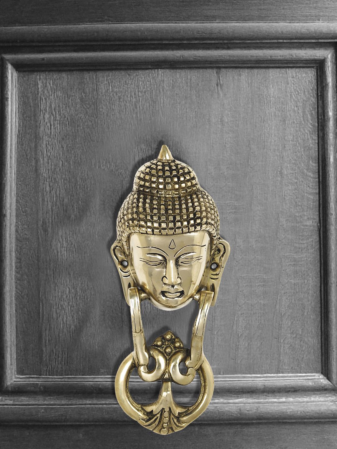 Imli Street Gold-Toned Buddha Design Door Knocker Price in India