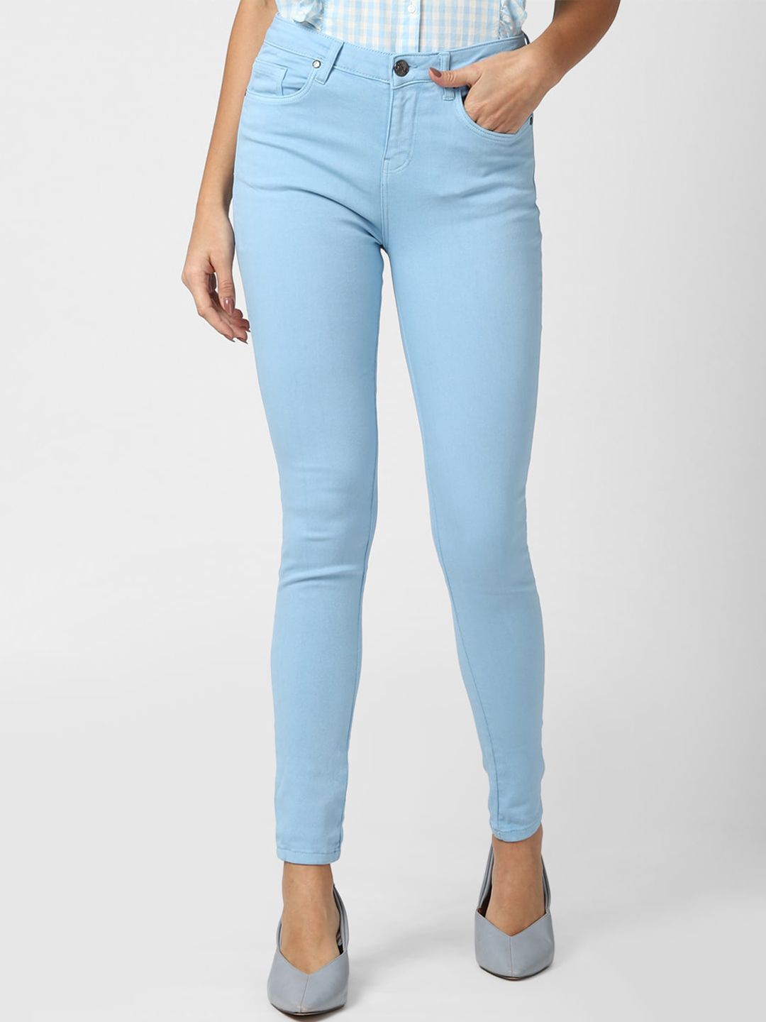 Van Heusen Woman Women Blue Skinny Fit Jeans Price in India