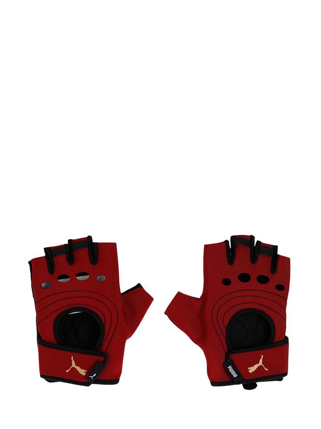 Puma Unisex Maroon Pack of 2 Printed Athletic Shift Gloves Price in India