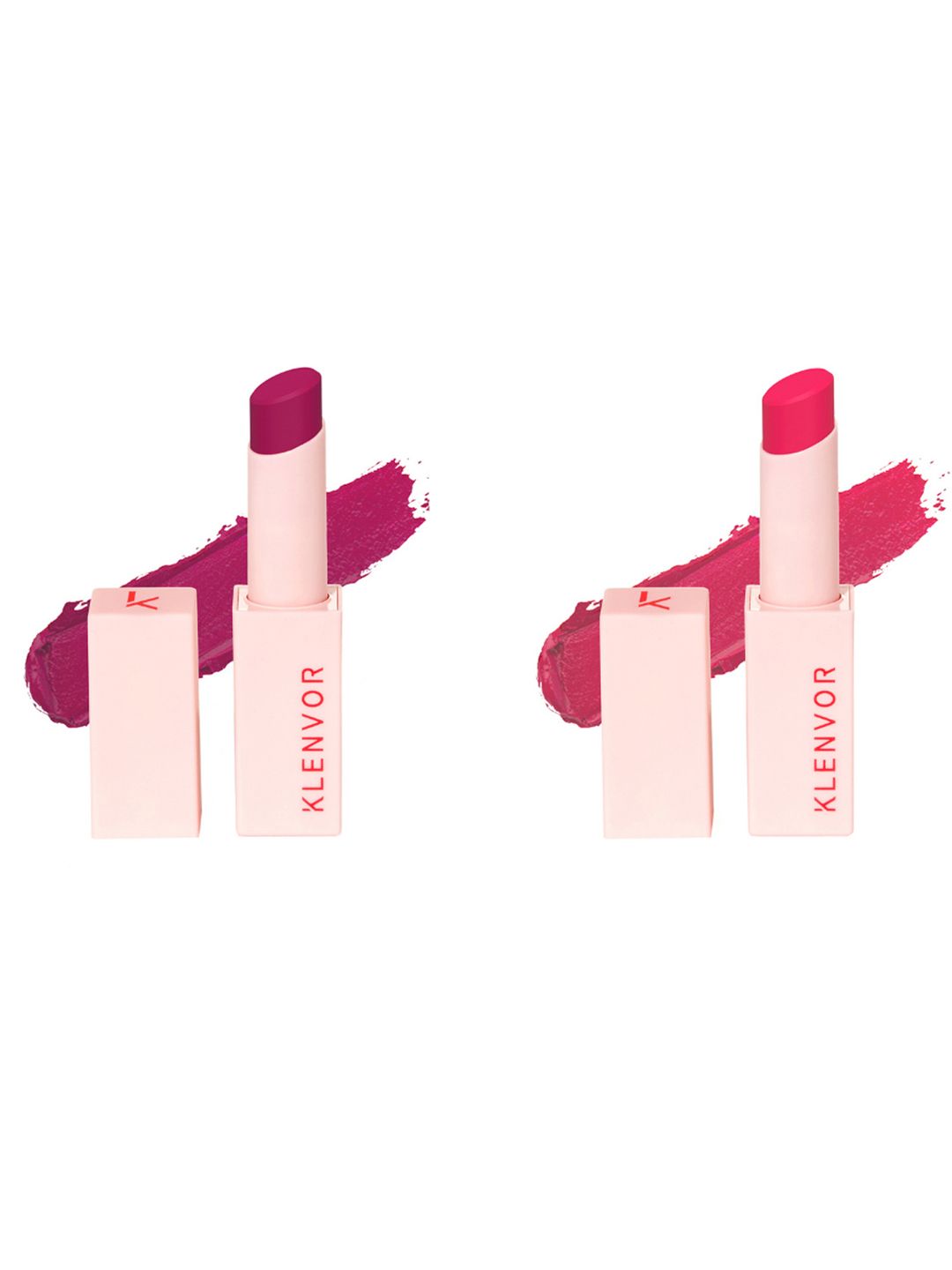 KLENVOR Pink Collection - Matte Lipsticks 8g Price in India