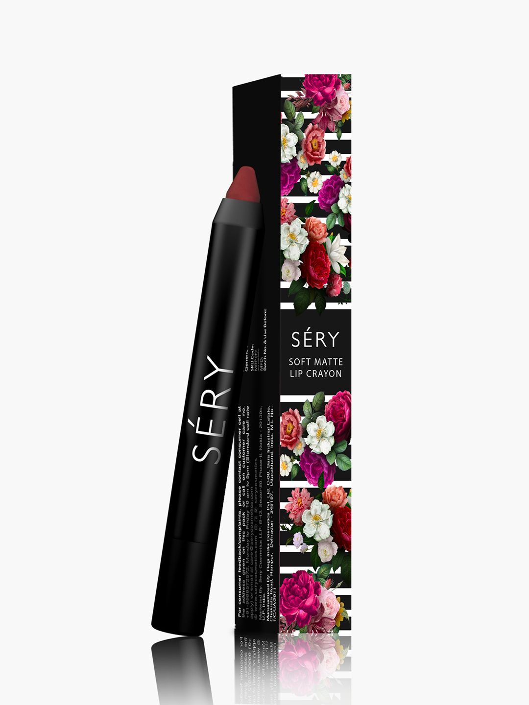SERY Long-Lasting Transfer-Proof Soft Matte Lip Crayon - Everlasting Rum Price in India