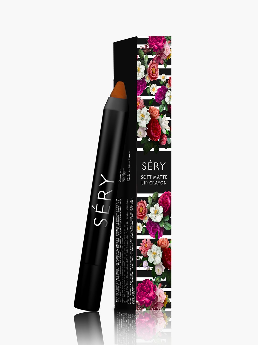 SERY Creamy Soft Matte Lip Crayon - Eternally Brown Price in India