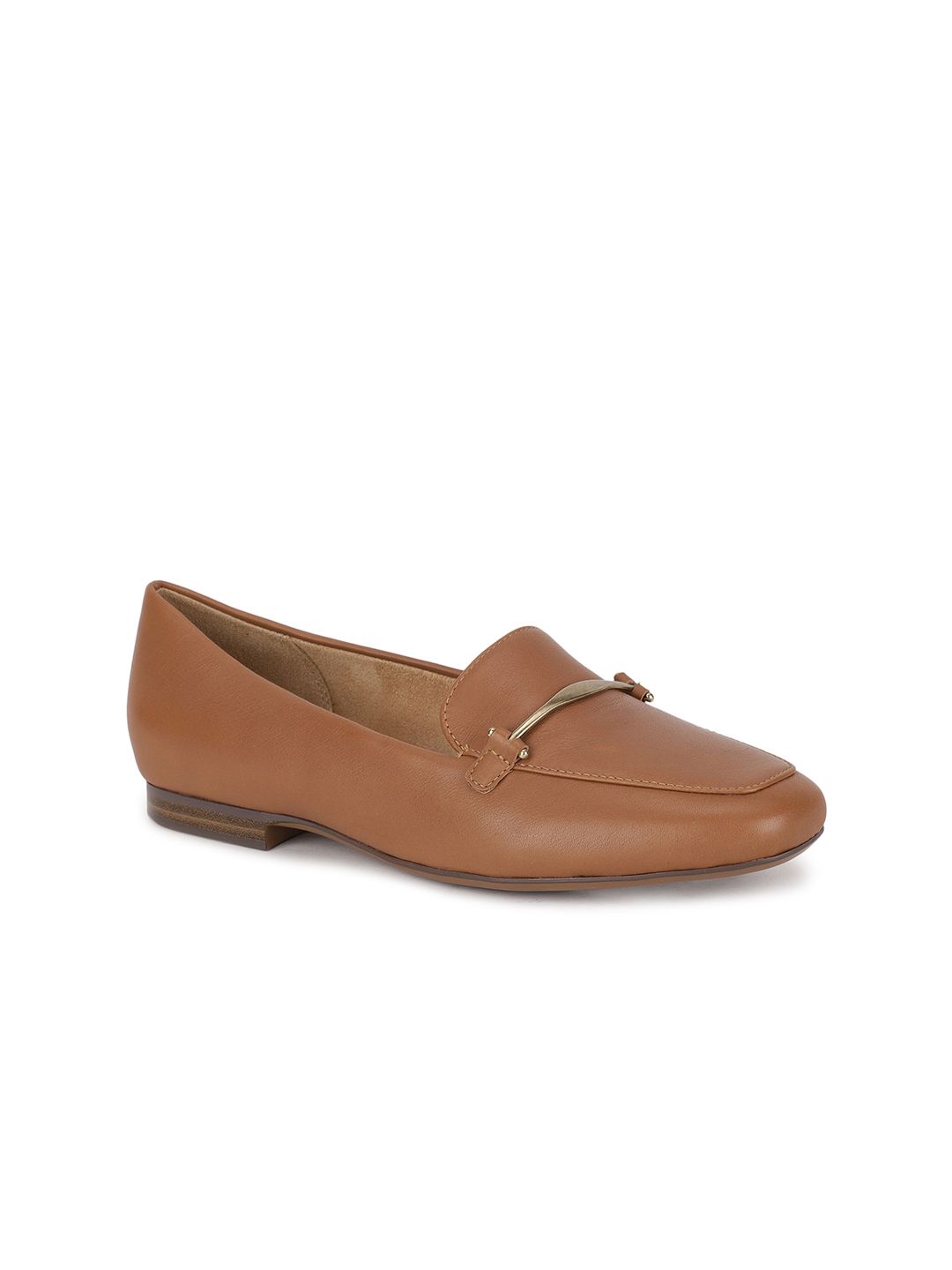 Naturalizer Women Brown Leather Loafers Price in India