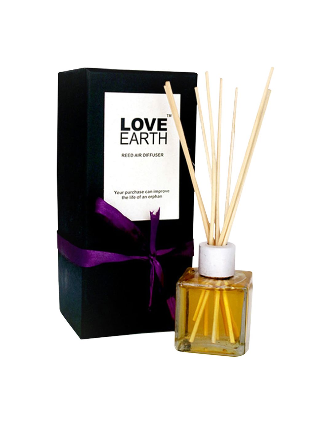 LOVE EARTH Orange Essential Oil Reed Aroma Oil Diffuser Price in India