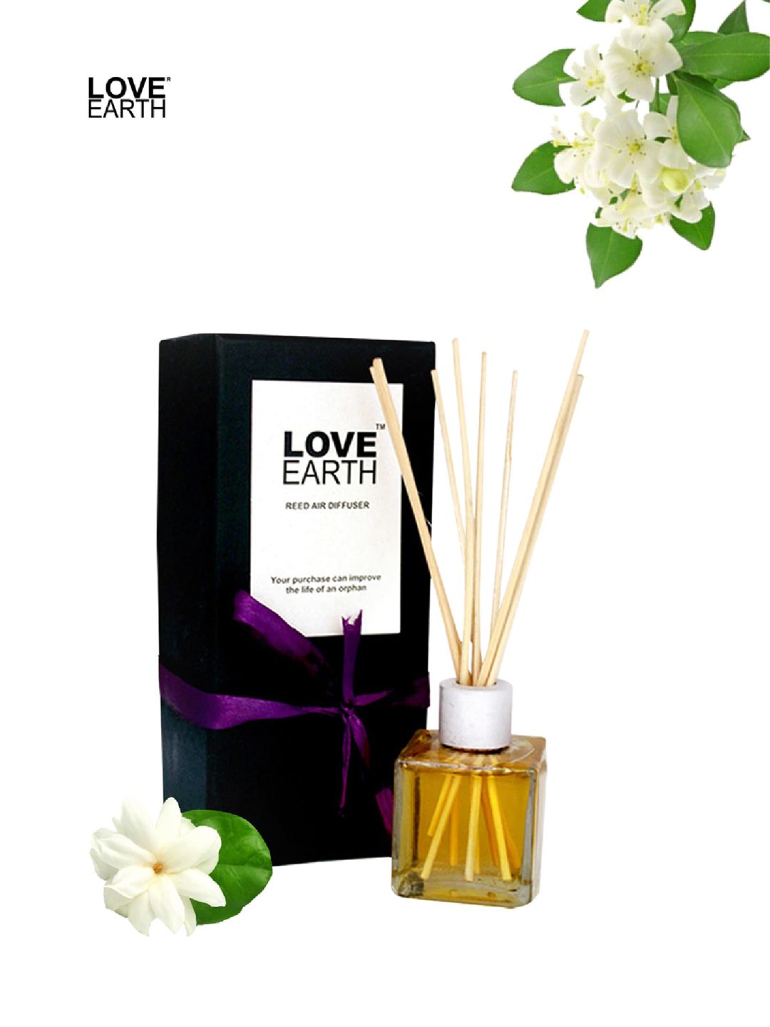 LOVE EARTH Mogra Essential Oil Reed Aroma Oil Diffuser Price in India
