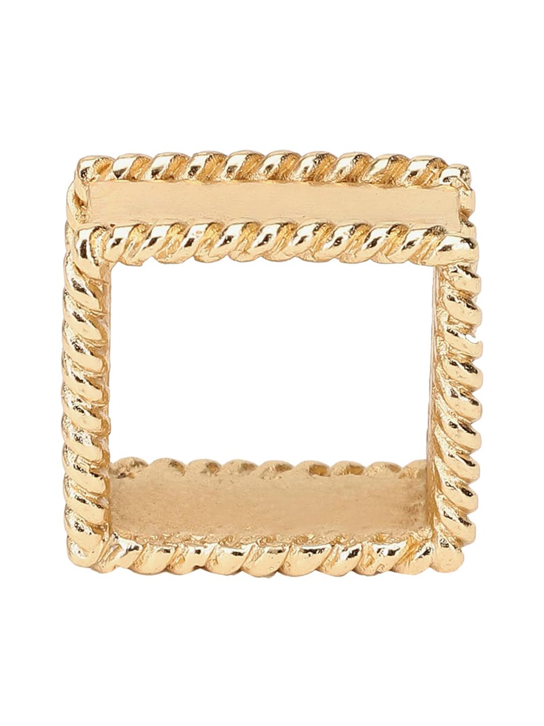 FOREVER 21 Sterling Silver Gold-Toned Finger Ring Price in India