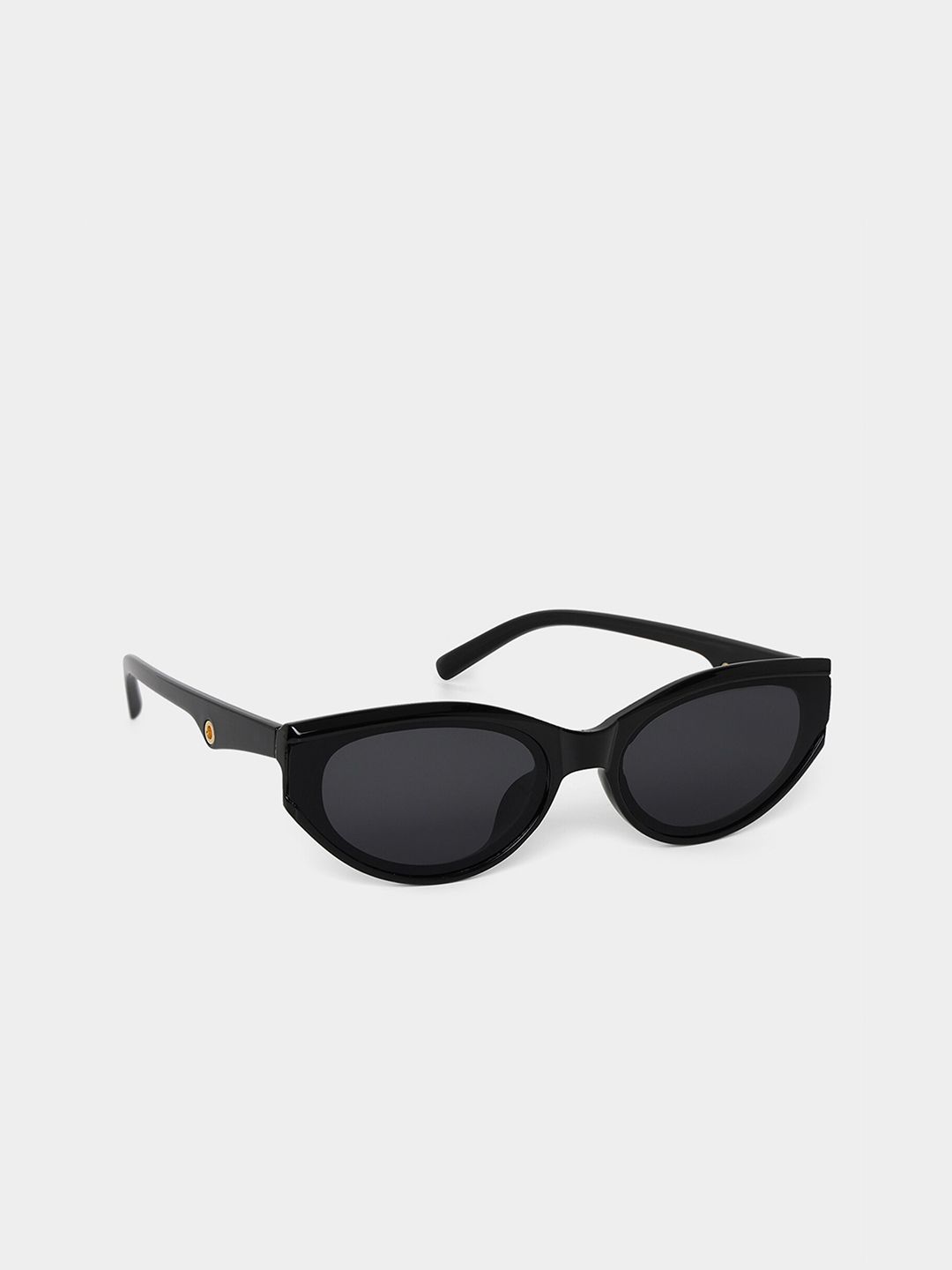 20Dresses Women Black Oval Sunglasses Price in India