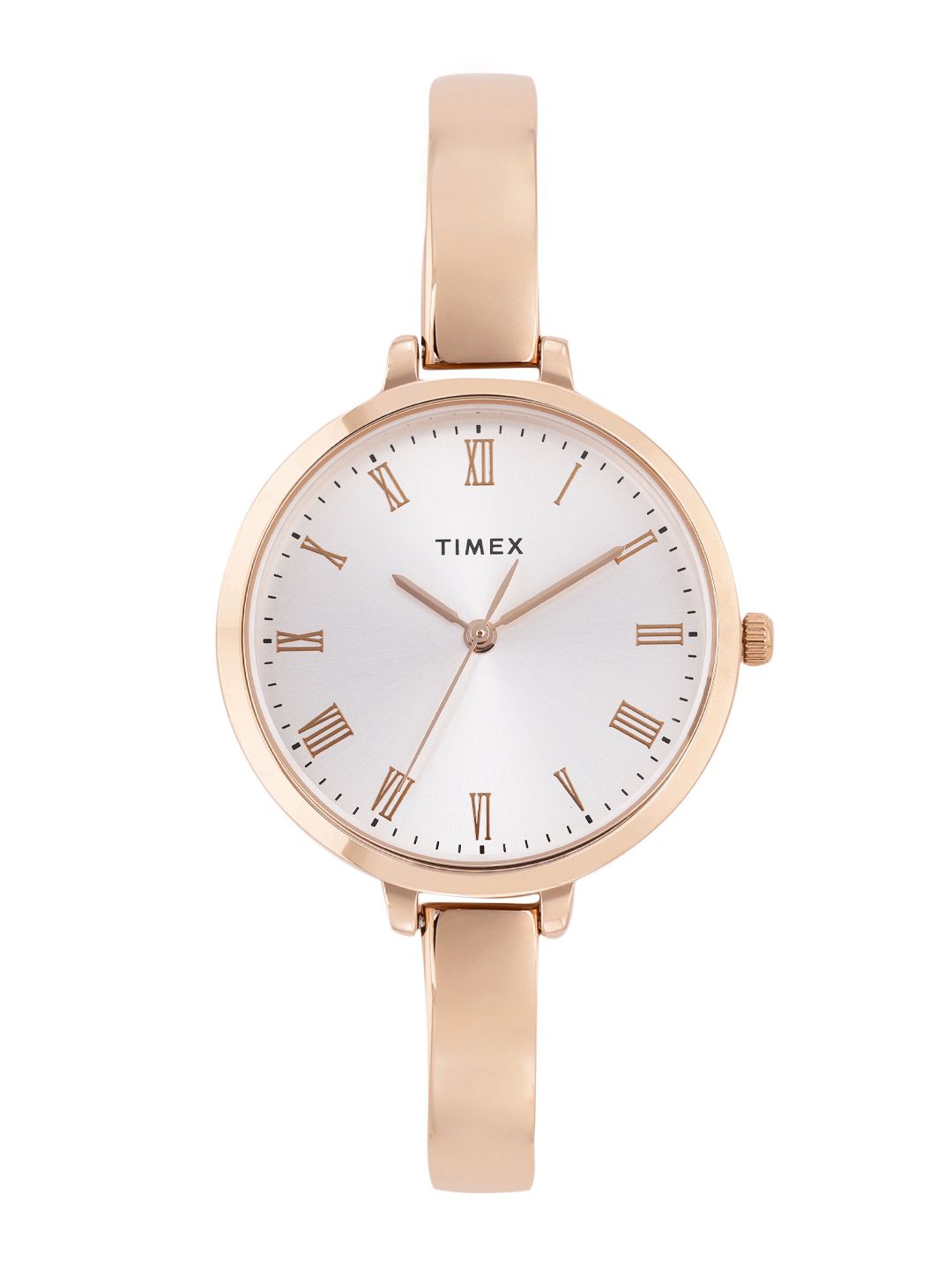 Timex Women Silver-Toned Solid Bracelet Style Analogue Watch TWEL12817 Price in India