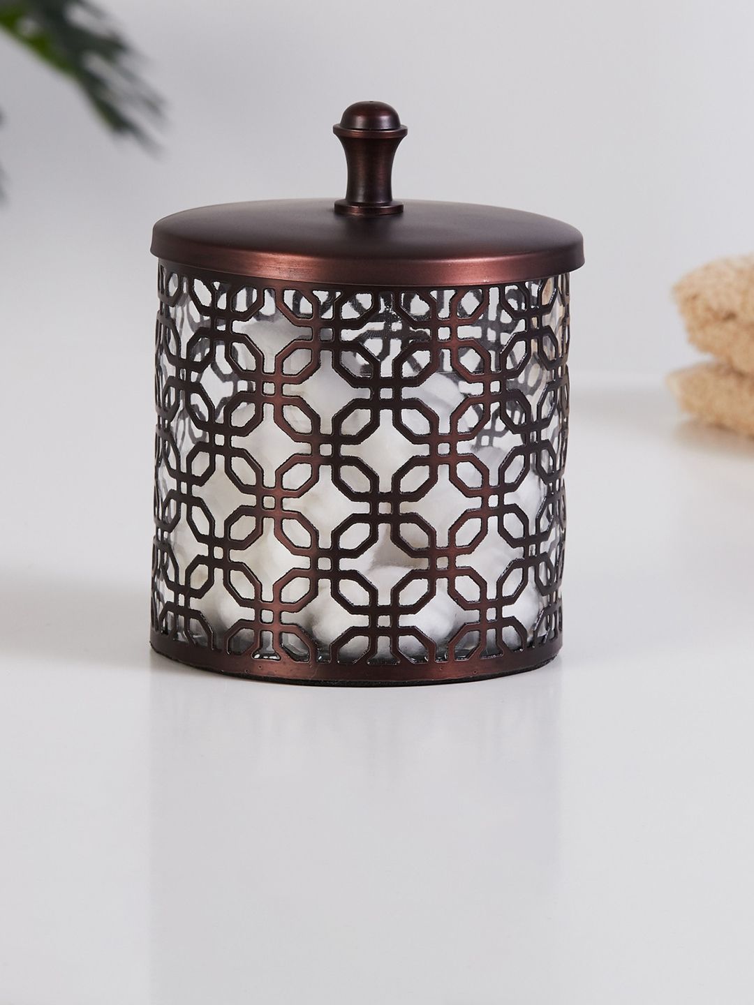 Panama Brown Glass Canister Price in India
