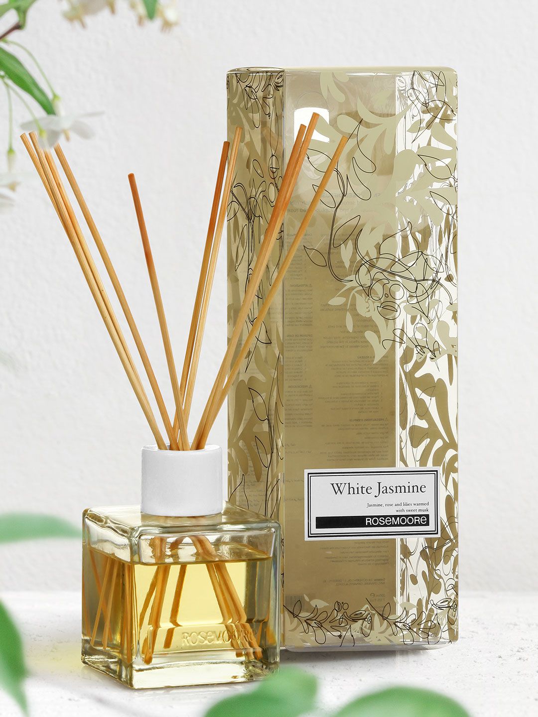 Rosemoore White Jasmine Scented Reed Diffuser 200 ml Price in India