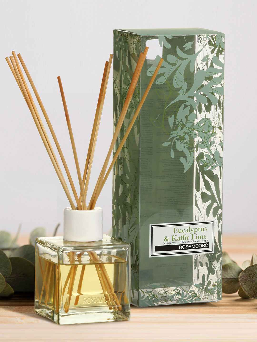 ROSEMOORe Eucalyptus & Kaffir Lime Scented Reed Diffuser Price in India