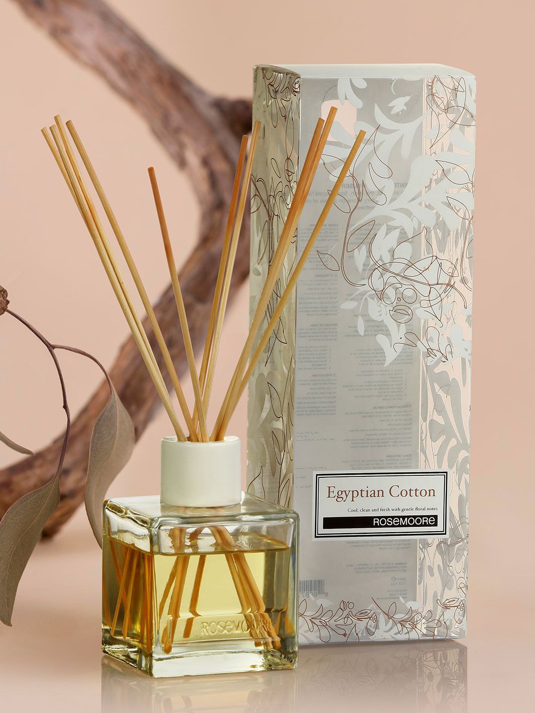 ROSEMOORe Transparent Egyptian Cotton Reed Diffuser Price in India