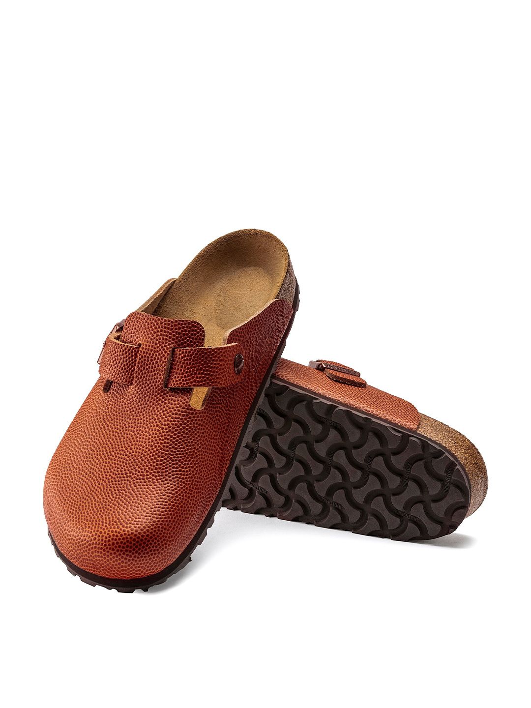 靴 BIRKENSTOCK Boston ginger brown BIRKENSTOCK Boston Clogs Ginger Brown - Men's Casual Shoes