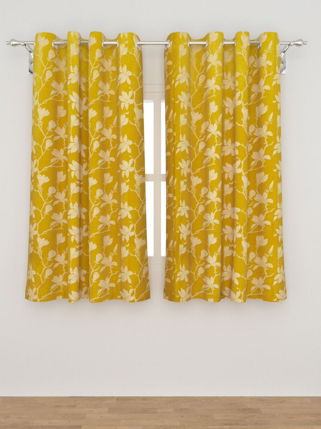 Home Centre Unisex Yellow Curtains and Sheers Price in India