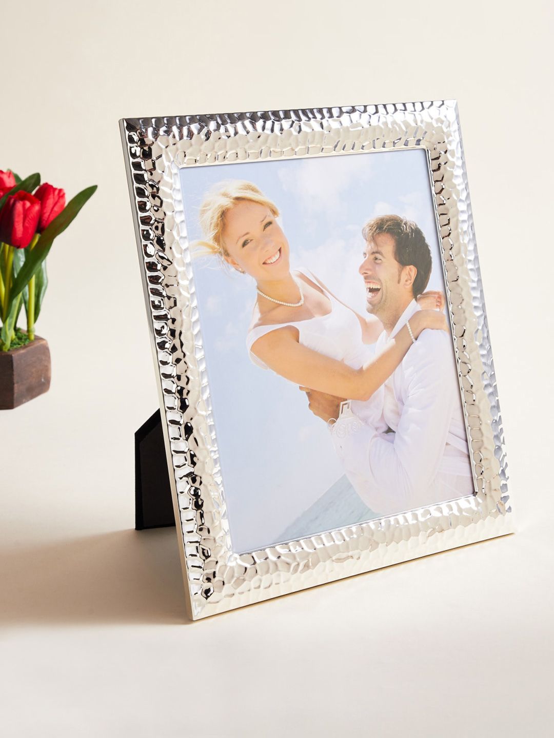 Home Centre Silver-Toned Steel Photo Frame Price in India