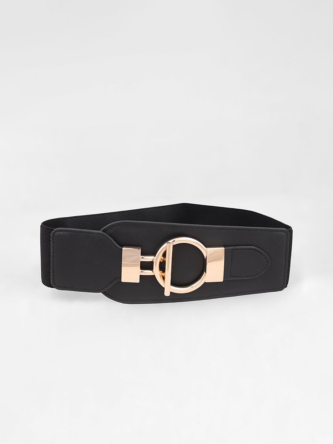 CRUSSET Women Black Solid Belt Price in India