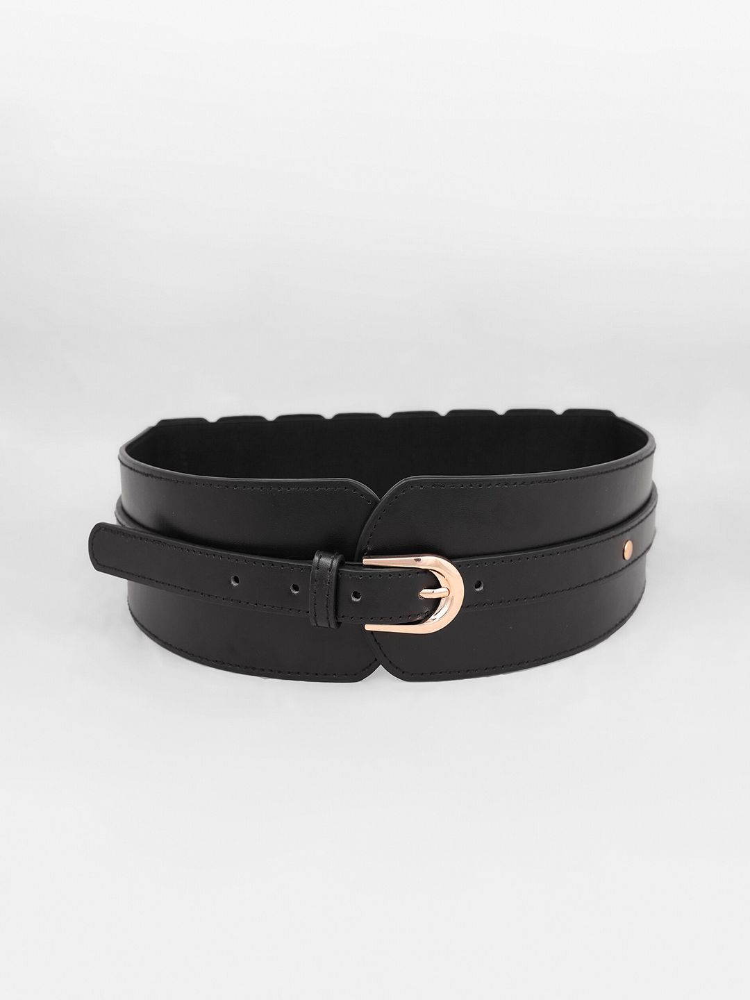 CRUSSET Women Black Stretchable Belt Price in India
