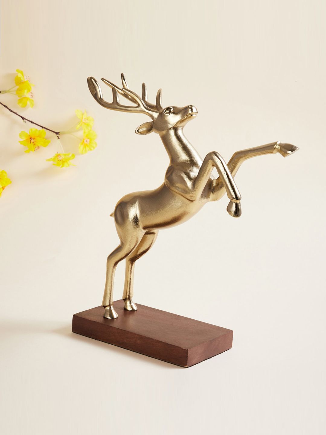 Home Centre Brown Polyresin Reindeer Figurine Price in India