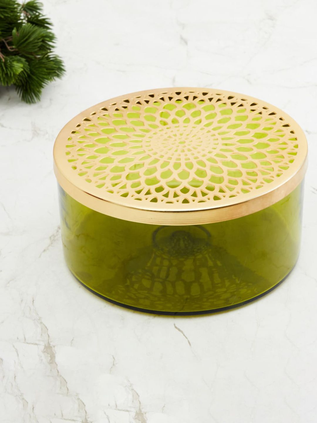 Home Centre Green Textured Storage Box Price in India
