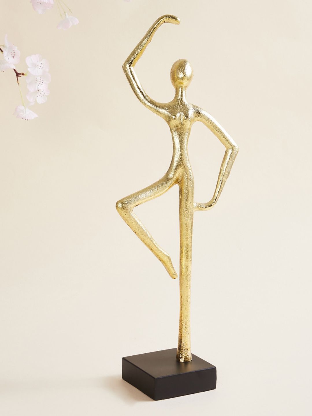 Home Centre Fiesta Gold Solid Metal Dancing Figurine Showpiece Price in India