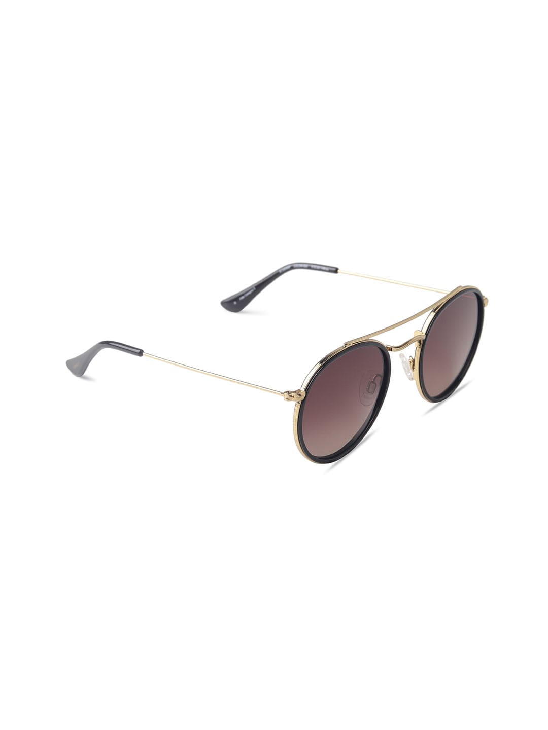 ESPRIT Women Brown Lens & Golden Browline Sunglasses with Polarised Lens ET39099P-51-535 Price in India