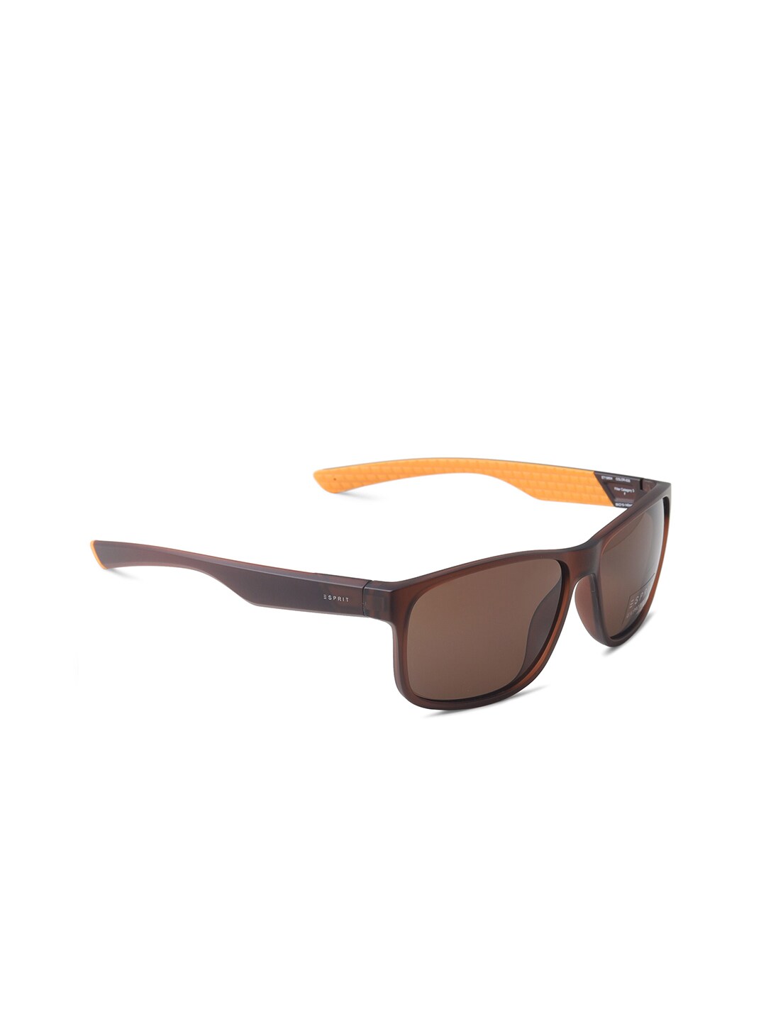 ESPRIT Unisex Brown Square Sunglasses with UV Protected Lens ET19654 Price in India