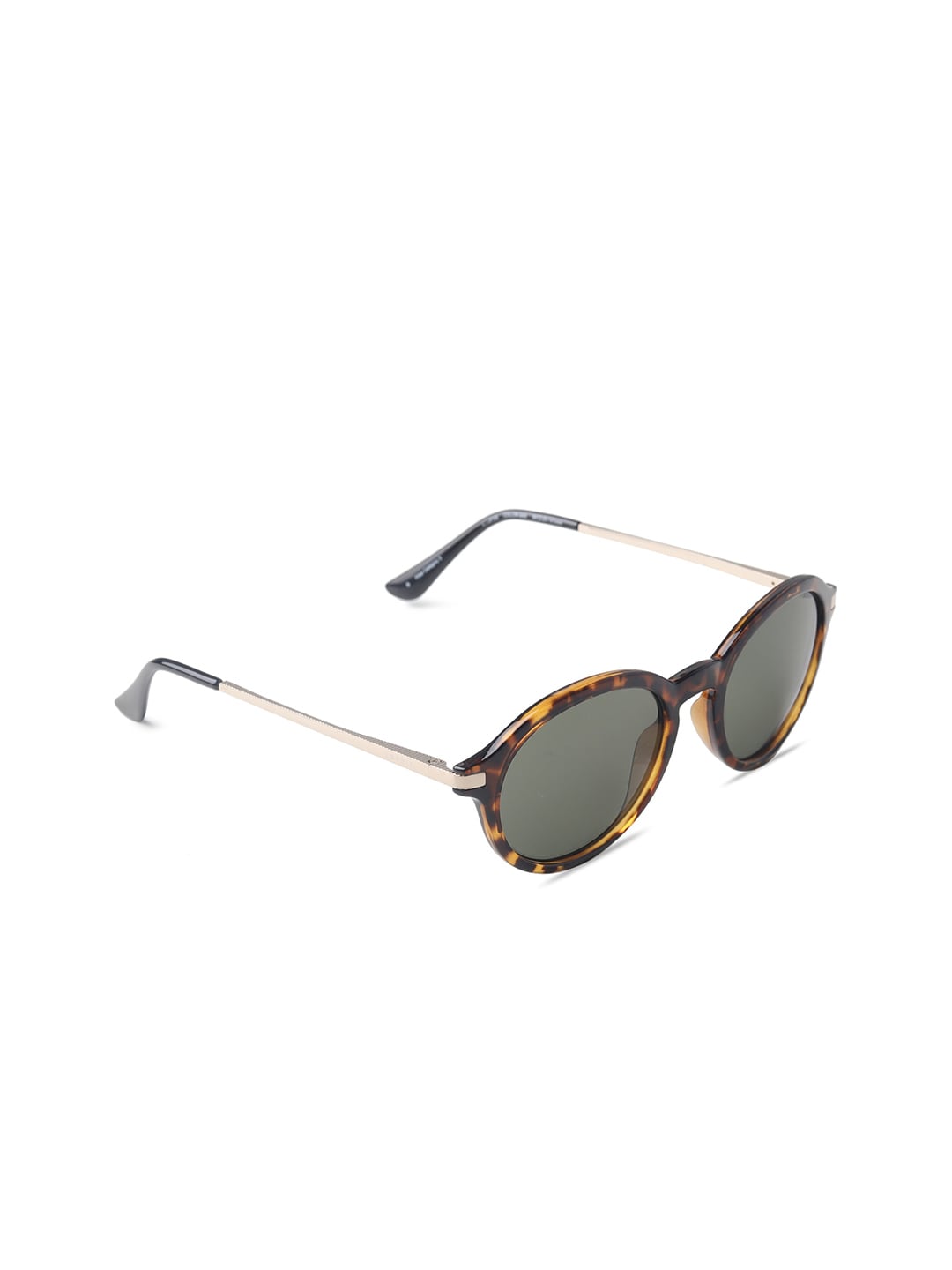 ESPRIT Women Grey Lens & Brown Round Sunglasses with UV Protected Lens Price in India