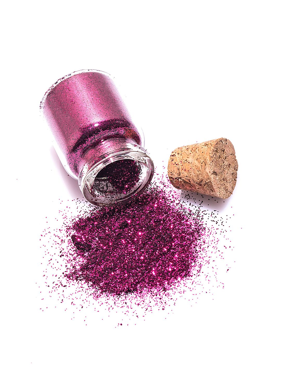 KINGDOM OF LASHES Glitter Eyeshadow 5 ml - Magenta Punch Price in India