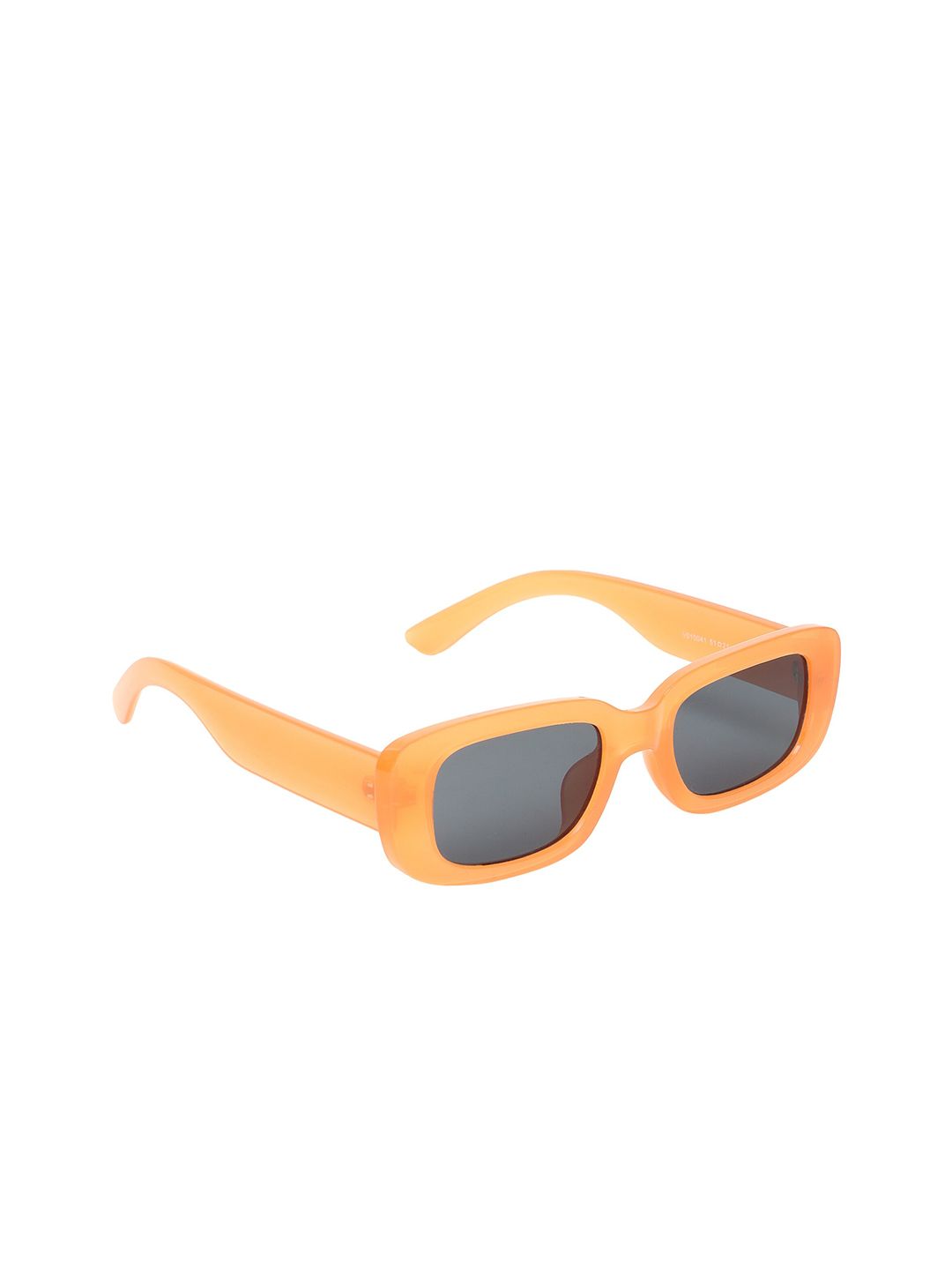 CRIBA Unisex Black Lens & Orange Square Sunglasses with UV Protected Lens CR_CANDY_ORANGE Price in India