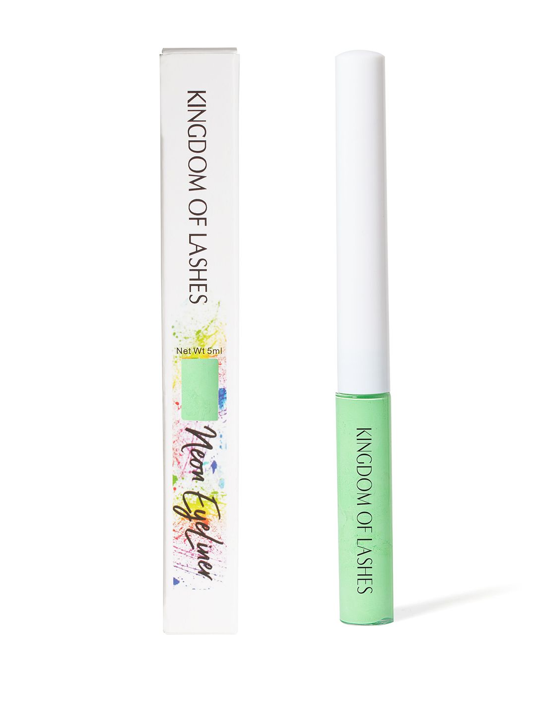 KINGDOM OF LASHES Neon Eyeliner - Lime Green Price in India