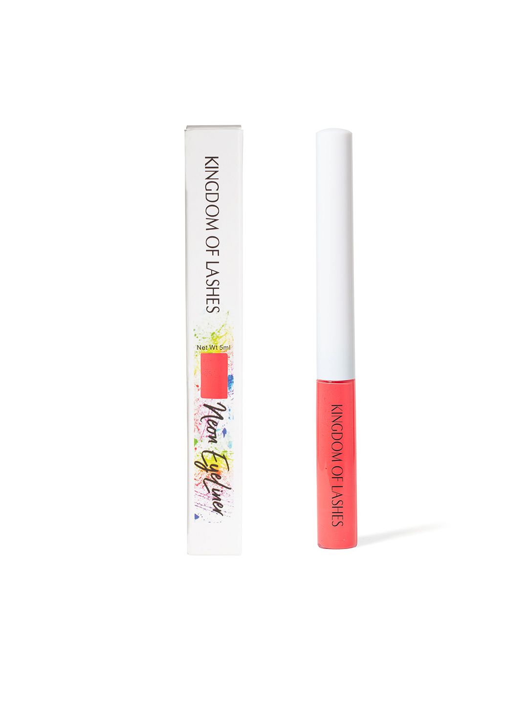 KINGDOM OF LASHES Neon Eyeliner - Red Lollipop Price in India