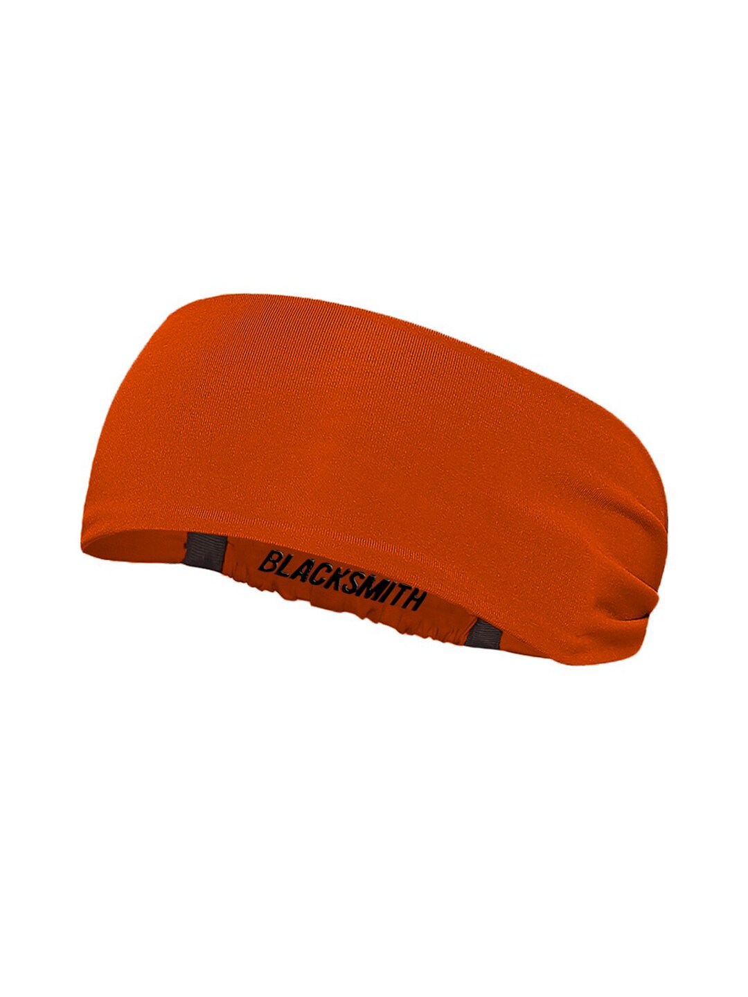 Blacksmith Orange Solid Elasticated Headband Price in India