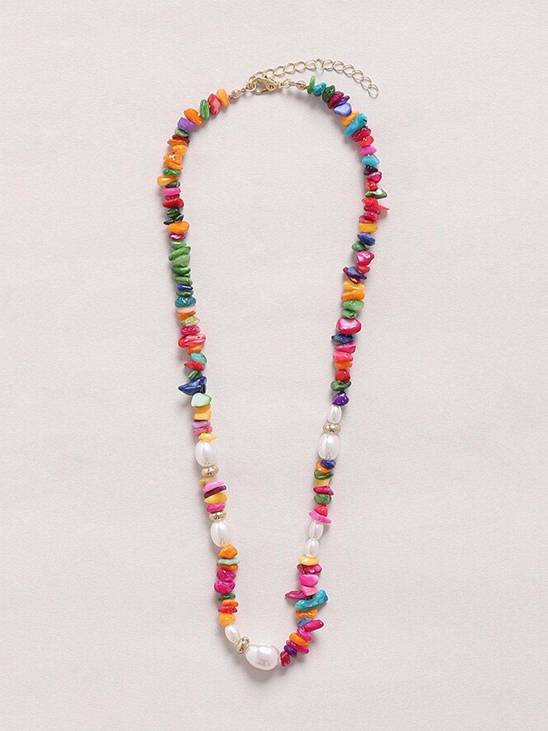 ONLY Women Multicoloured Minimal Necklace Price in India