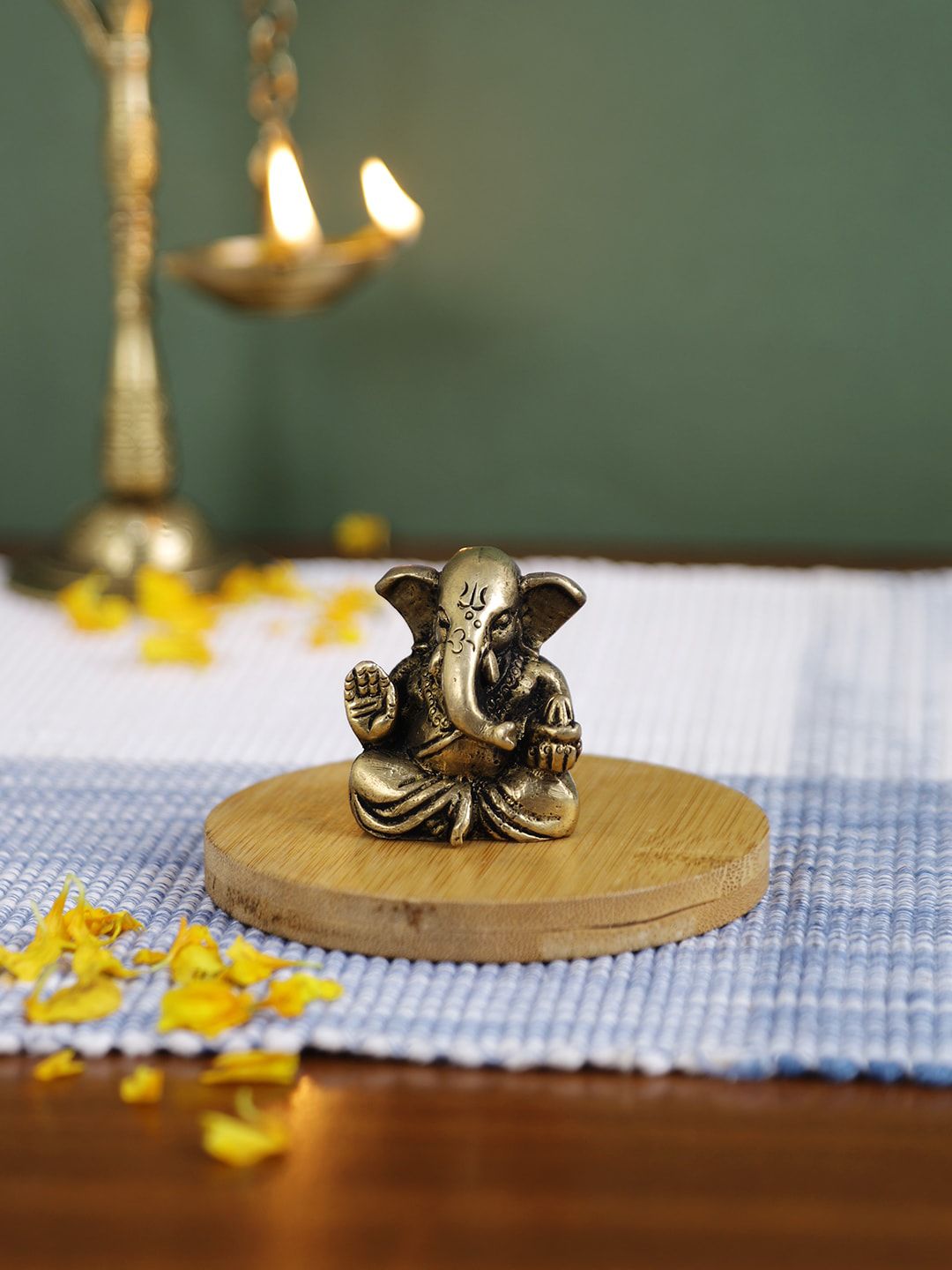 Imli Street Gold-Colored Ganesh Showpieces Price in India