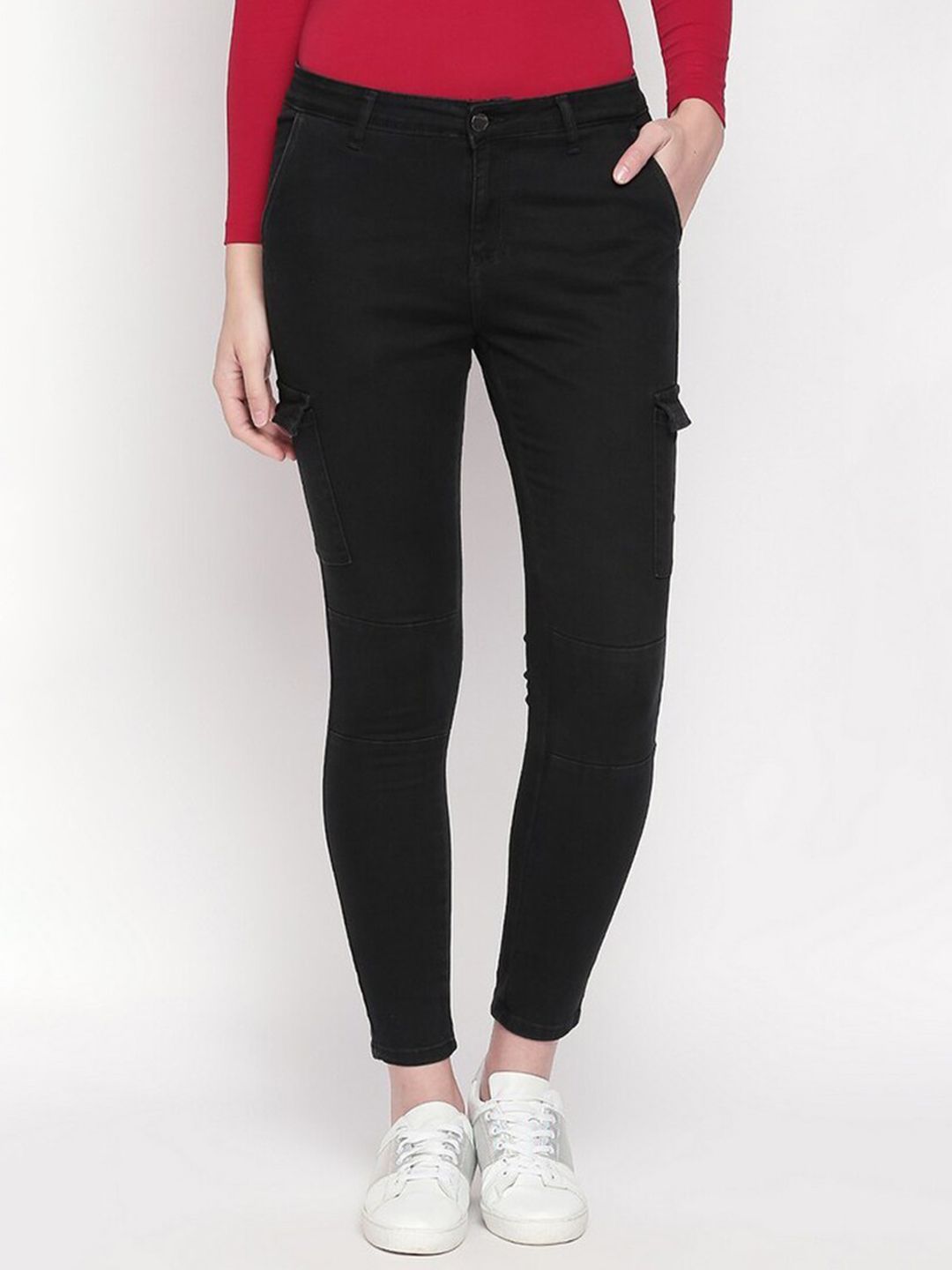 SPYKAR Women Black Alicia Super Skinny Fit Jeans Price in India