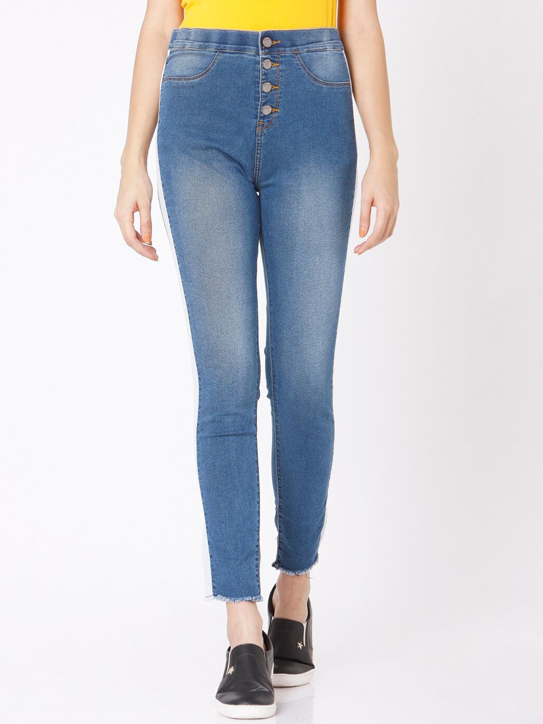 SPYKAR Women Blue Alicia Super Skinny Fit Light Fade Jeans Price in India