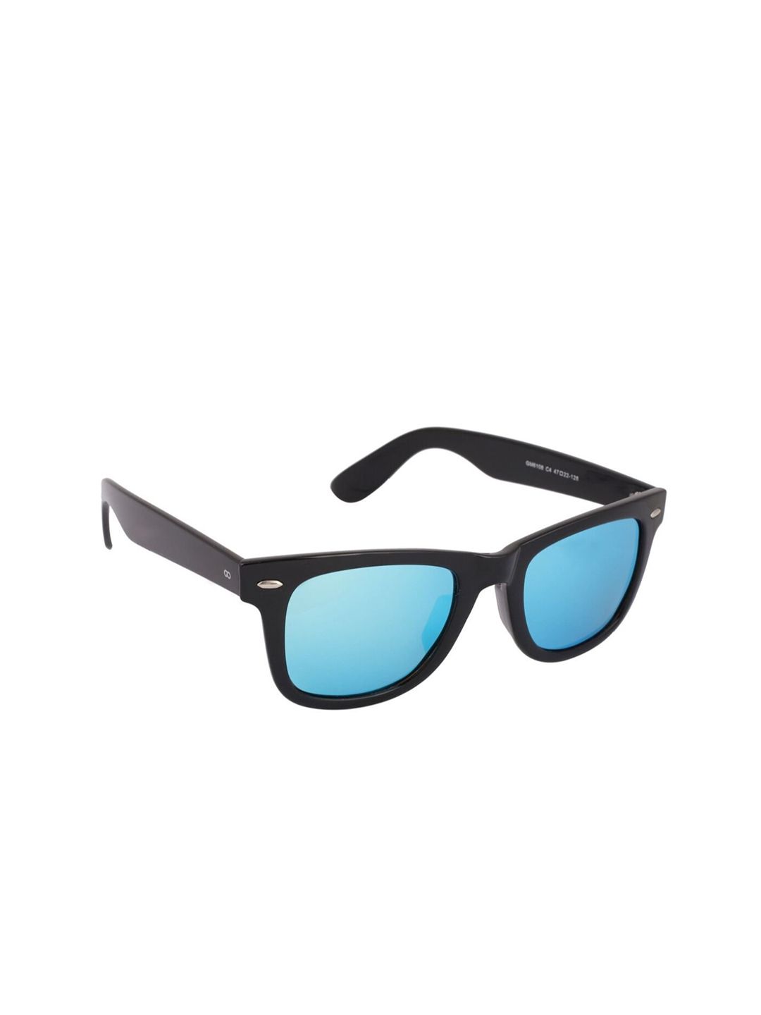 GIO COLLECTION Unisex Blue Lens Wayfarer Sunglasses with UV Protected Lens GM6108C04 Price in India