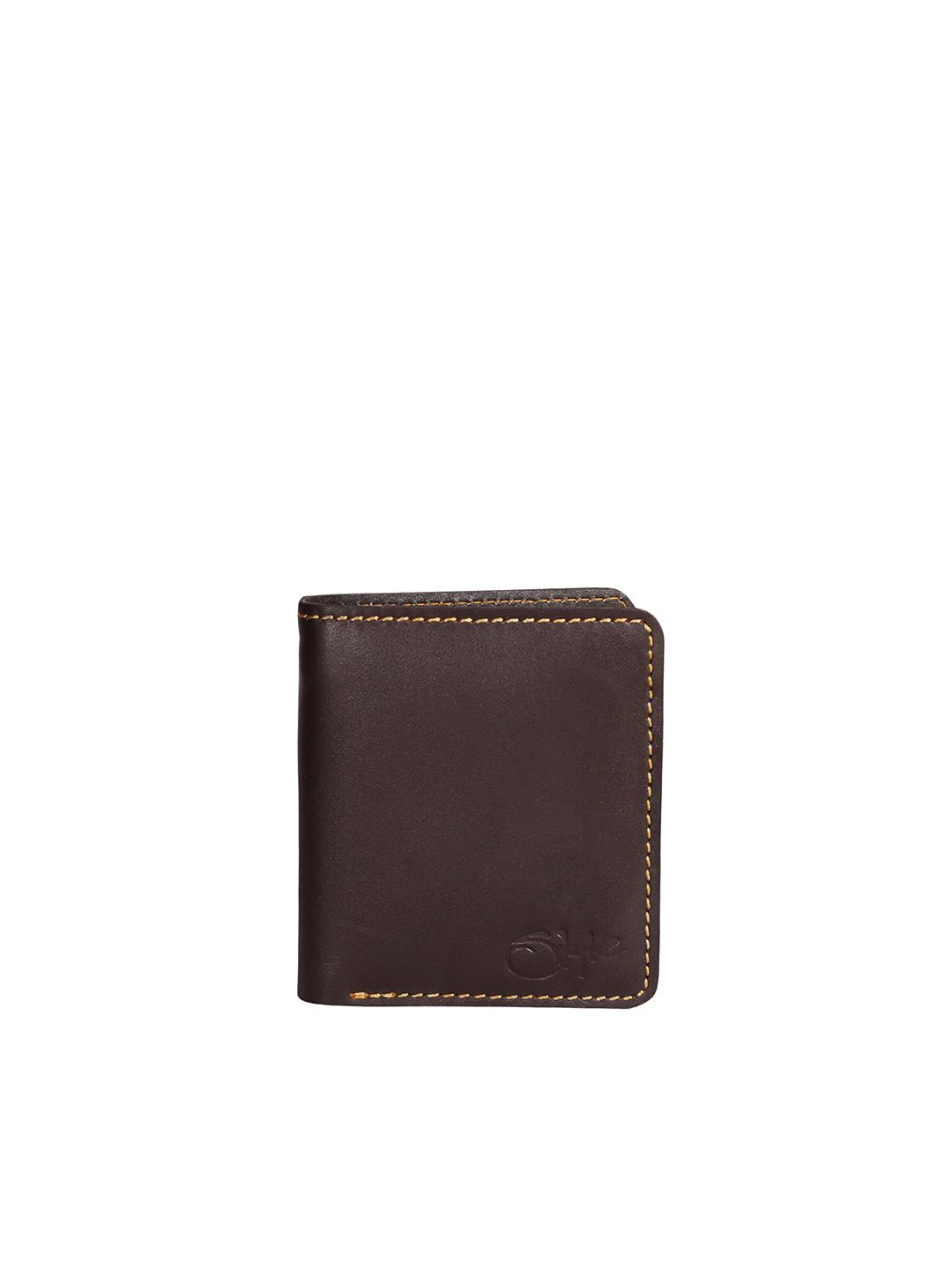 Style SHOES Unisex Brown Leather Two Fold RFID Wallet Price in India