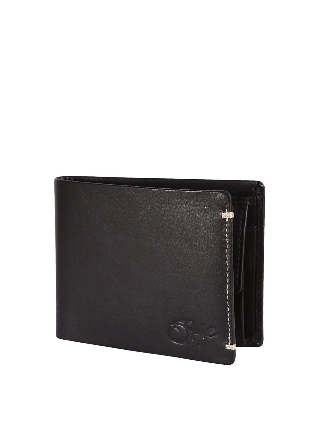 Style SHOES Unisex Black RFID Leather Two Fold Wallet Price in India