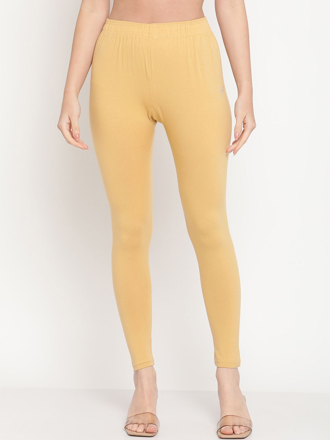 TAG 7 Women Beige Ankle-Length Leggings Price in India