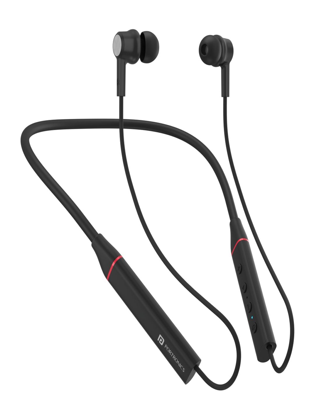 Portronics Black Harmonics 400 Bluetooth Sports Headset Price in India