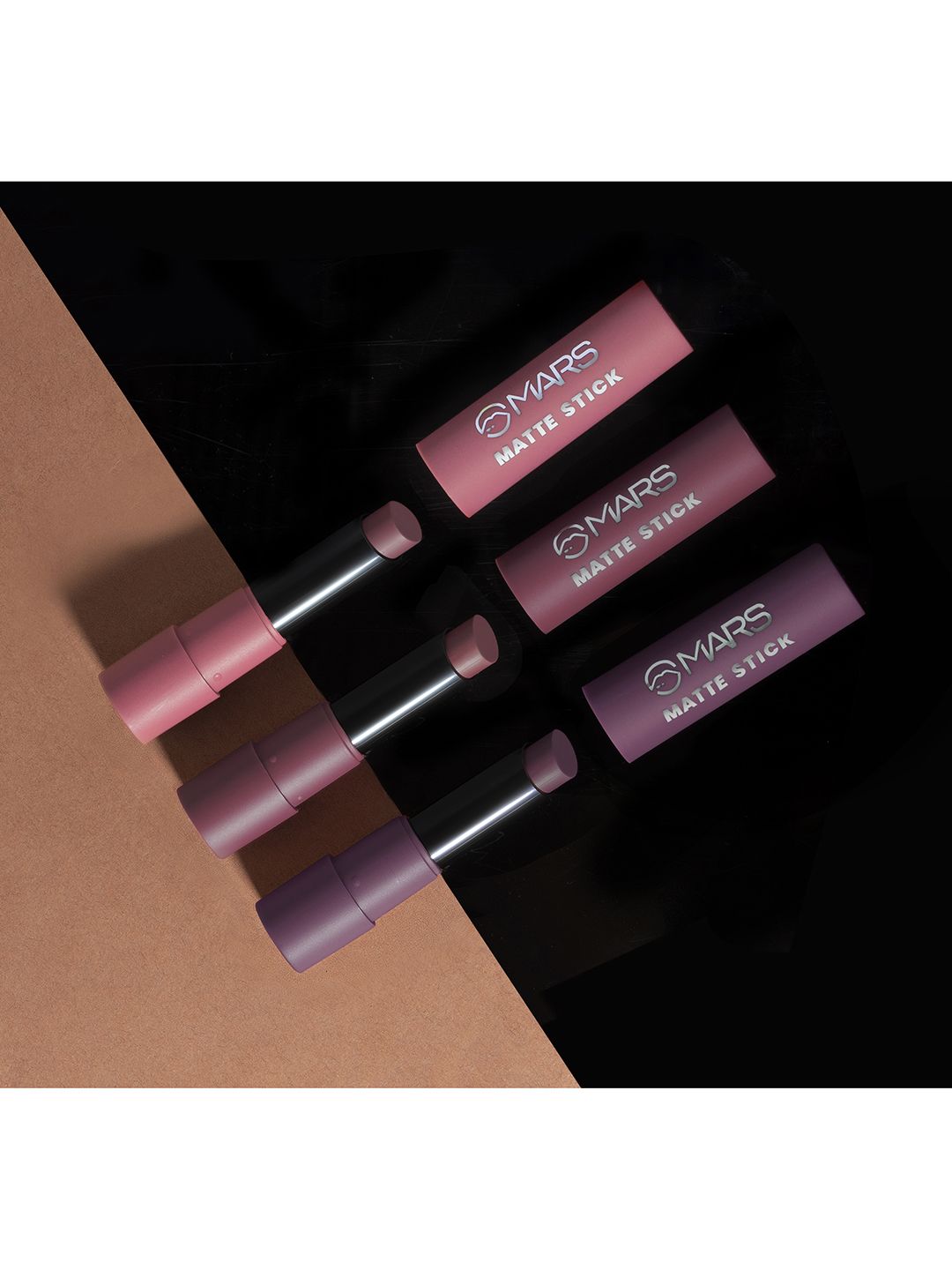 MARS Set of 3 Matte Lipsticks Box - Plums 03 Price in India