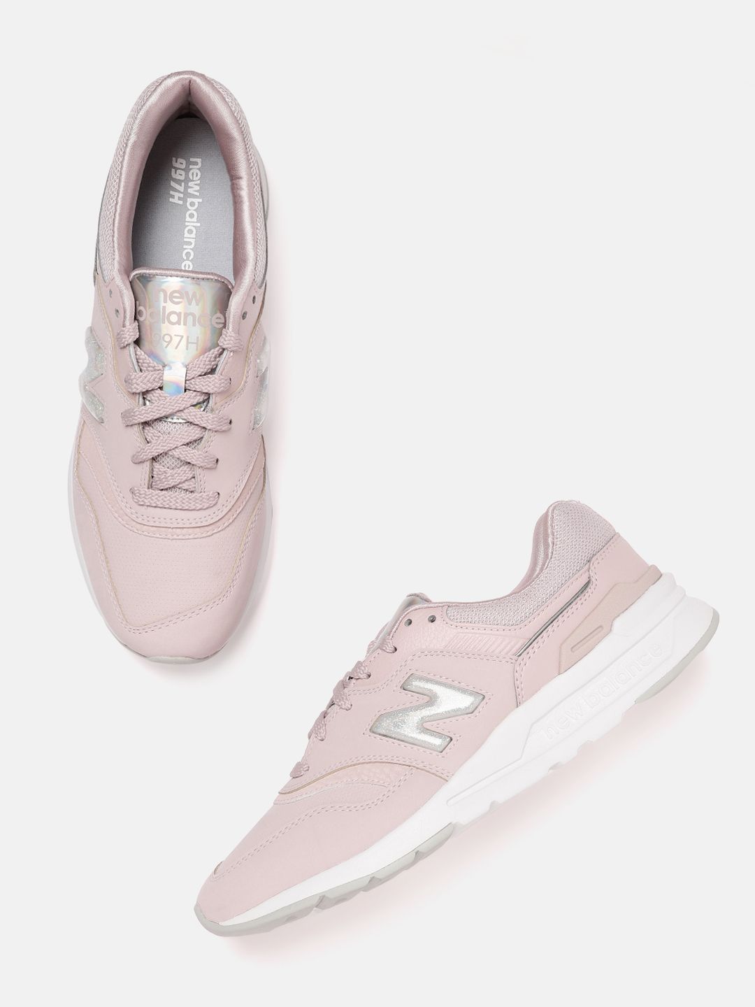 New Balance Women Pink Solid Sneakers Price in India