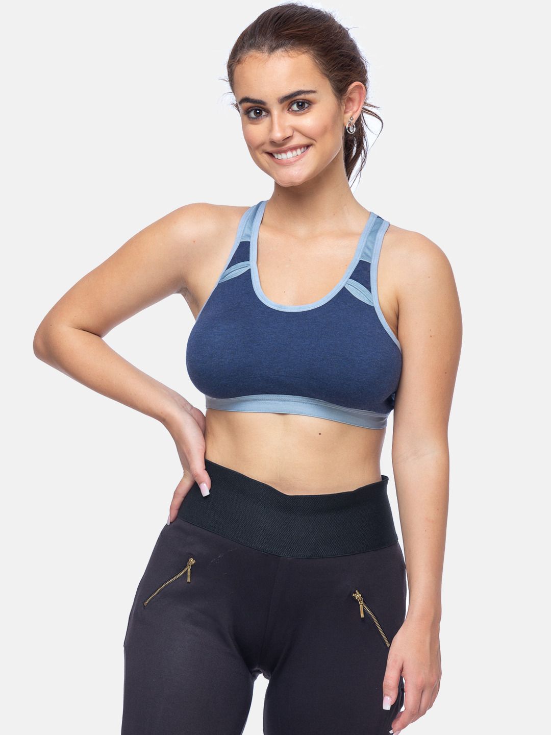 CURWISH Blue Bra Lightly Padded Price in India