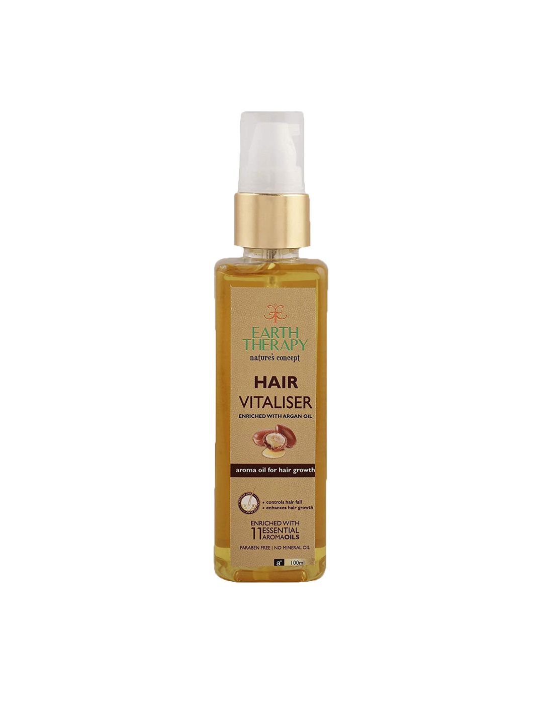 EARTH THERAPY Hair Vitaliser Oil with Argan & Ylang Ylang Oil 100 ml Price in India