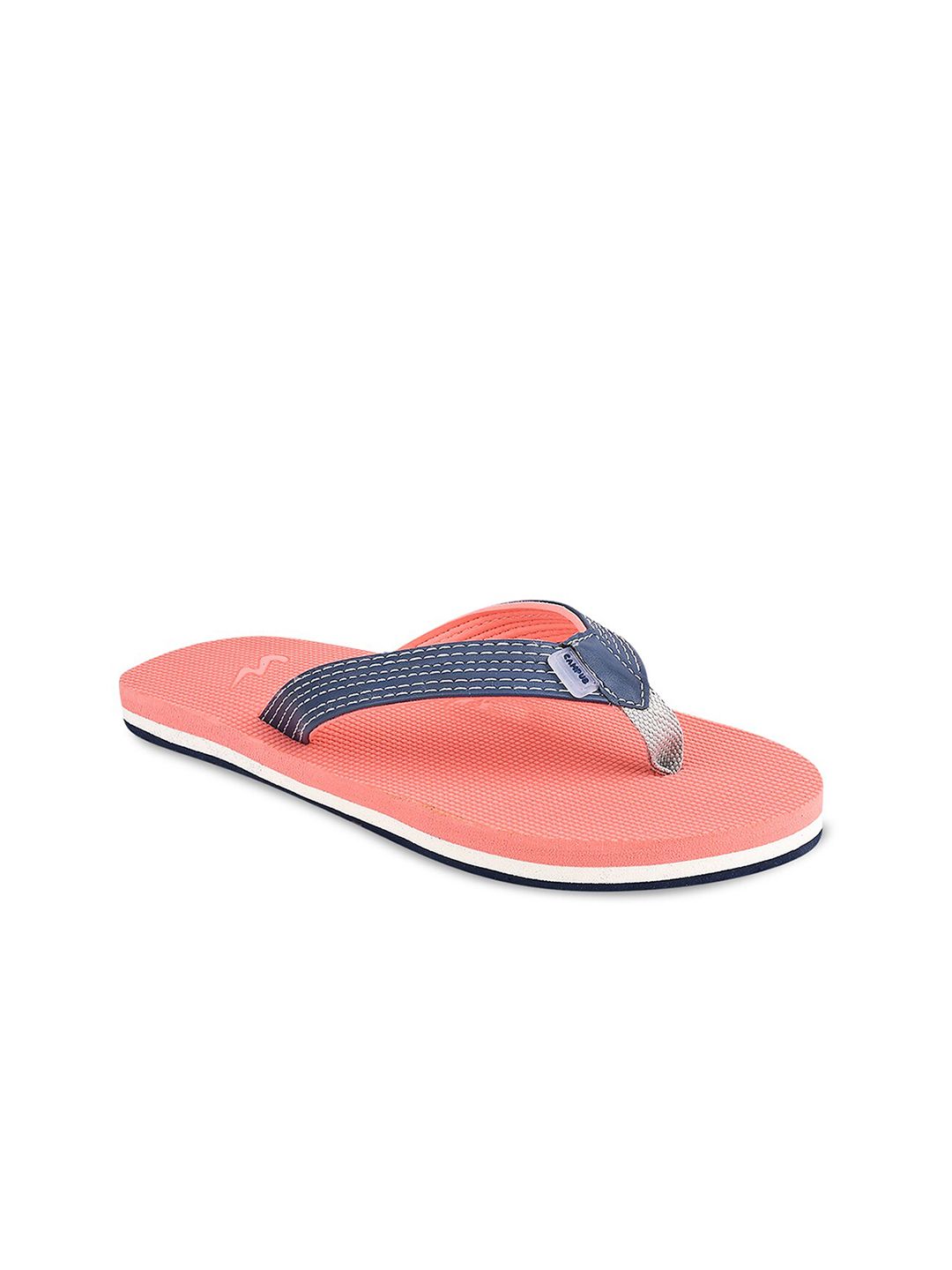 Campus Women Peach-Coloured Thong Flip-Flops Price in India