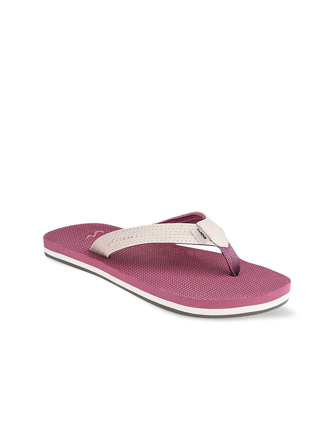 Campus Women Mauve Thong Flip-Flops Price in India