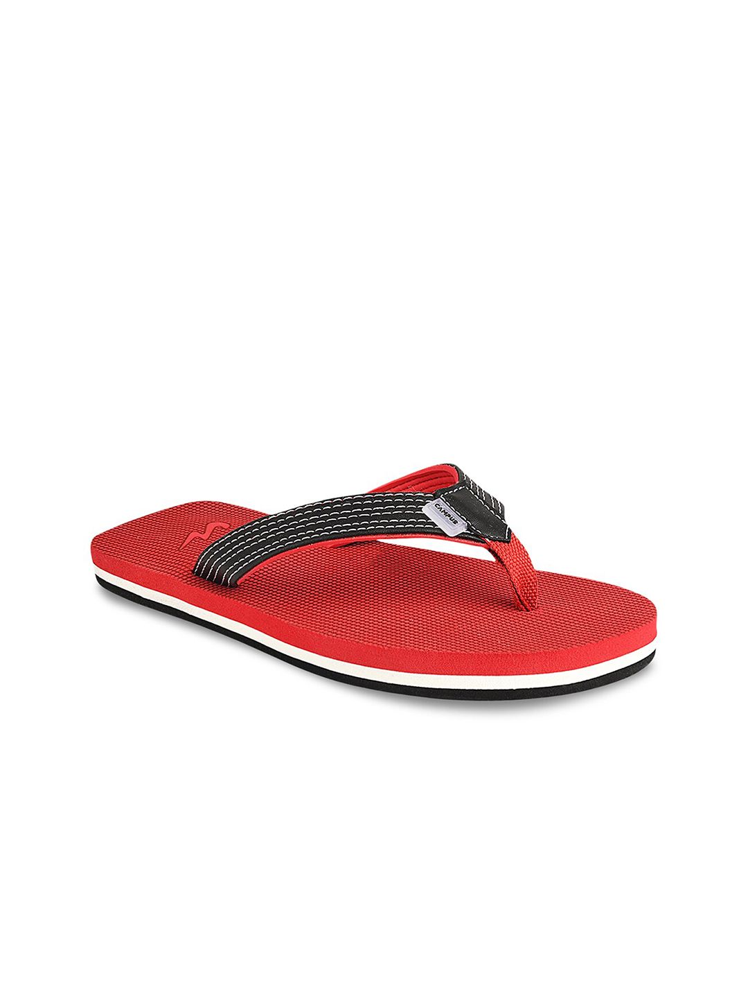 Campus Women Red Thong Flip Flops Price in India